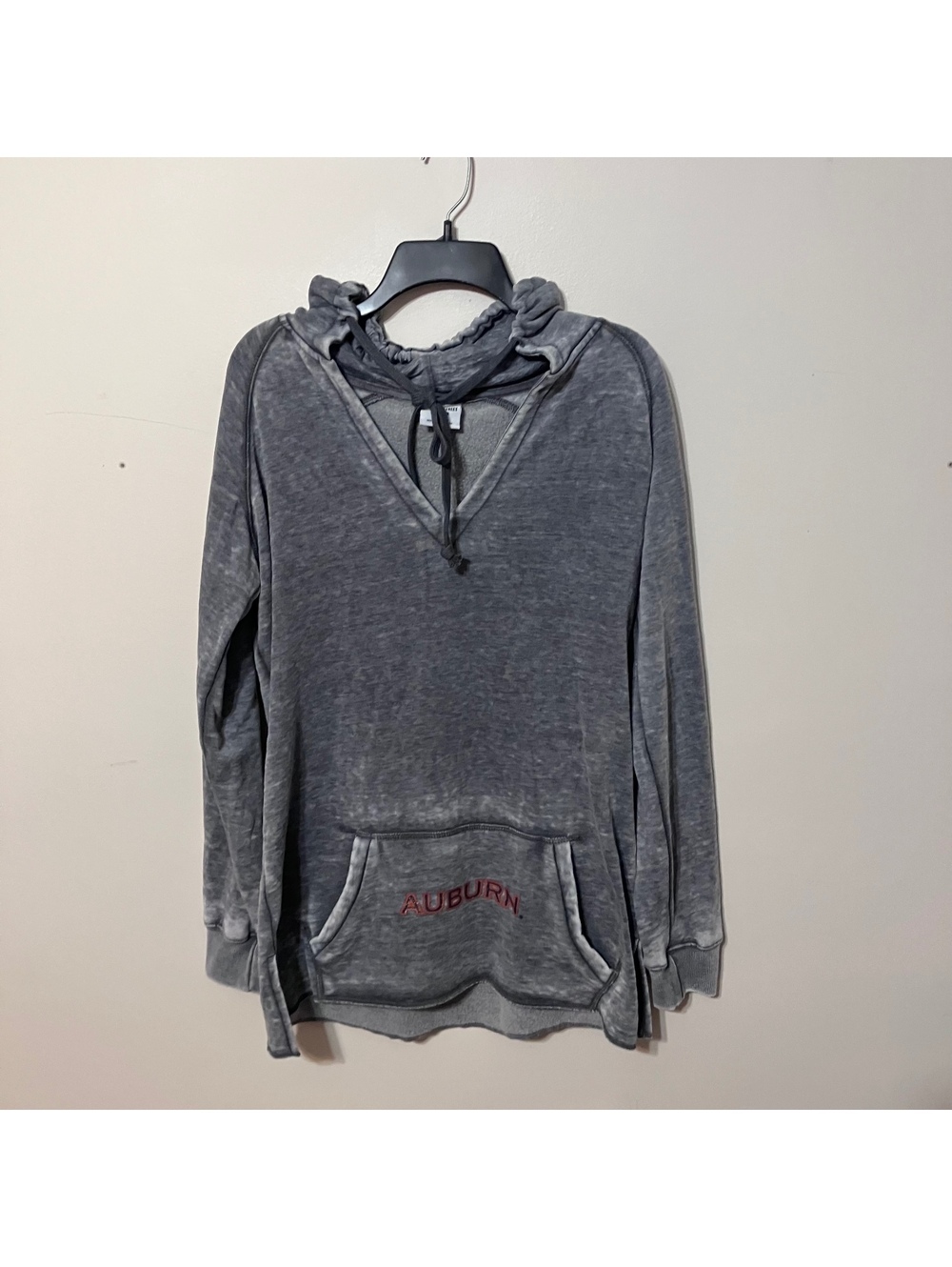 Emerson Street Auburn Hoodie Sweatshirt Large Gray Cotton Blend